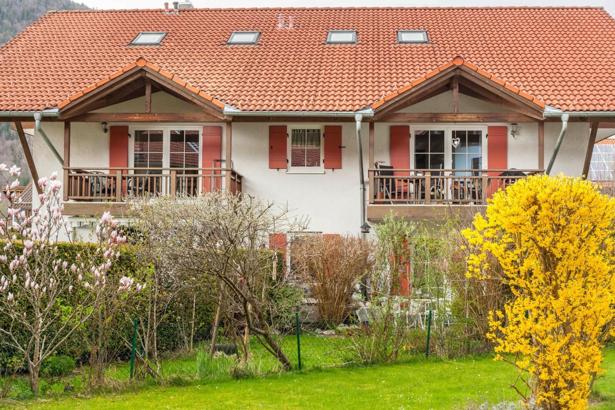 Ferienwohnung Fuchsbau Оберау Екстер'єр фото